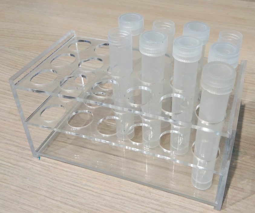 有机玻璃管架离心管比色管冷冻管试管架10ml15m20ml25ml50ml100m