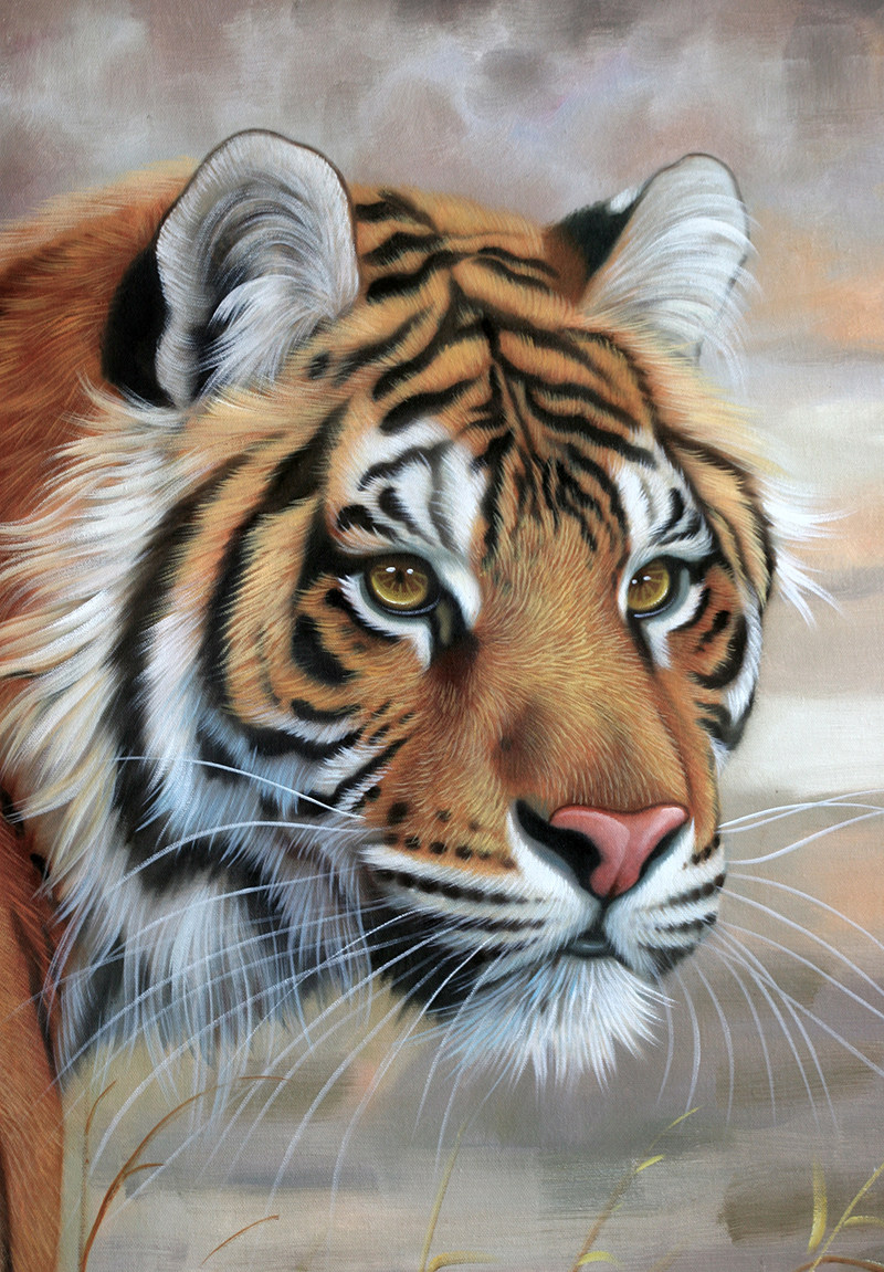 林小婷《威武》写实派画家