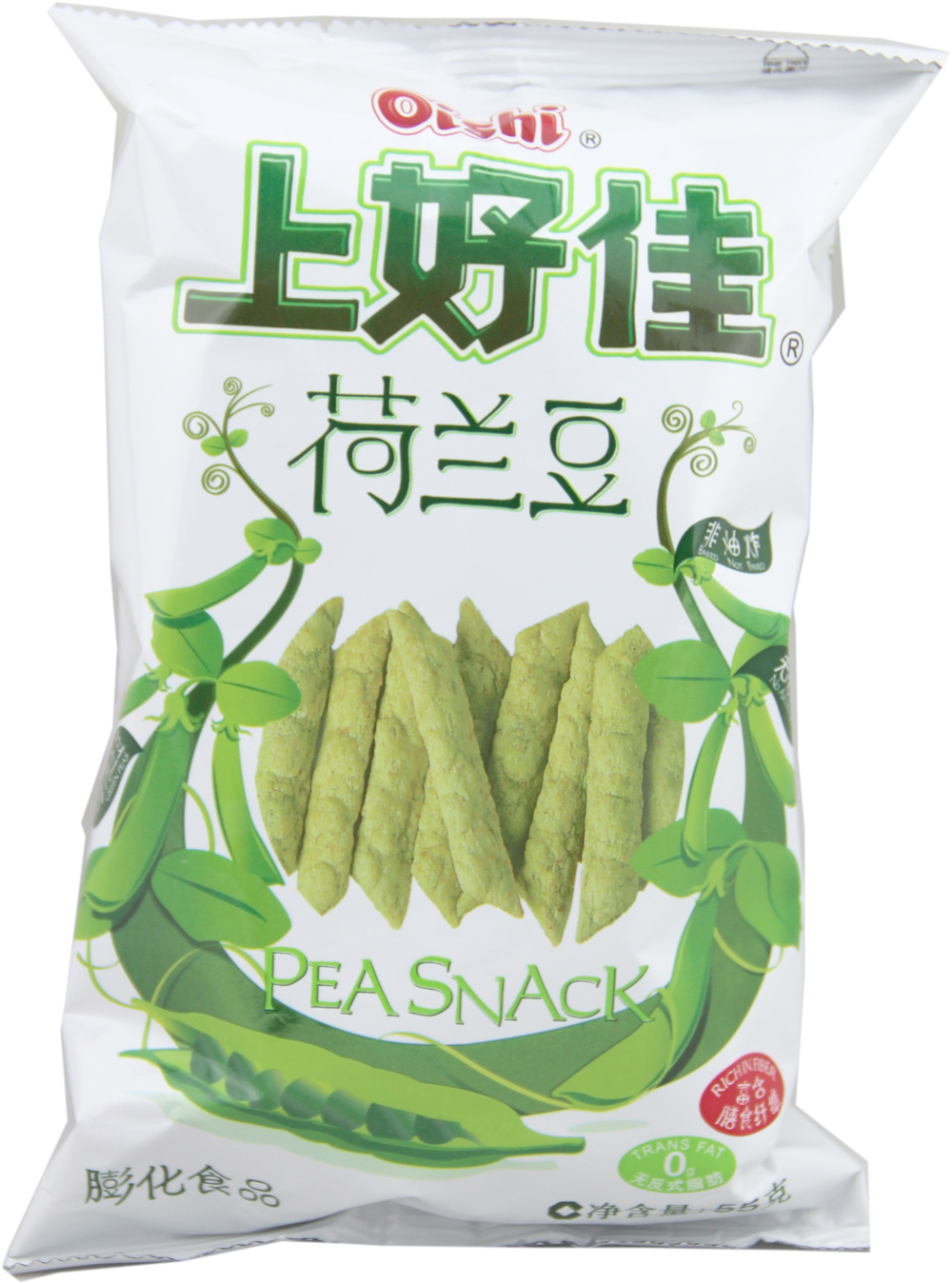 oishi上好佳荷兰豆55g膨化食品无反式脂肪酸