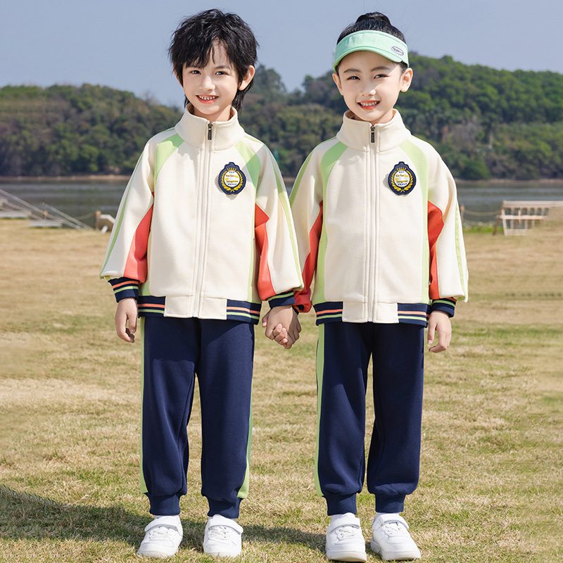 学院风运动套装小学生校服春夏秋新款儿童班服三四件套幼儿园园服