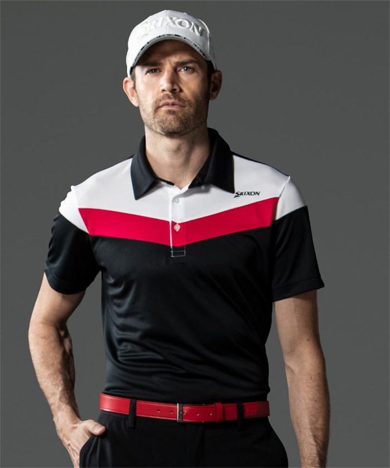 日本代购SRIXON史力胜21年美国公开赛男款POLO衫高尔夫球服短袖T