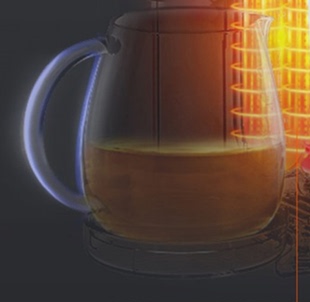 小米有品 鸣盏茶饮机配件饮水机下壶原装 玻璃耐热公道杯906