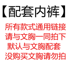 拉丝内裤同款配套内裤【拍下后备注上需要的颜色】单拍内裤不发货