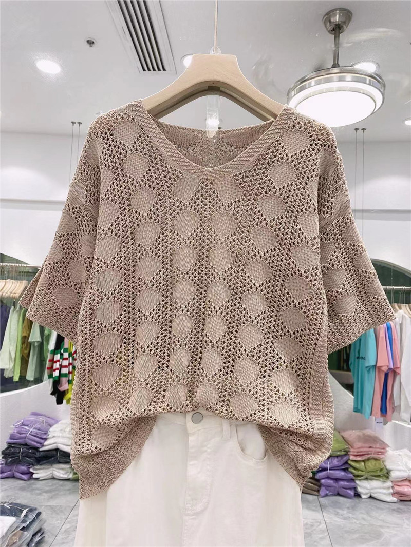 渔网针织衫