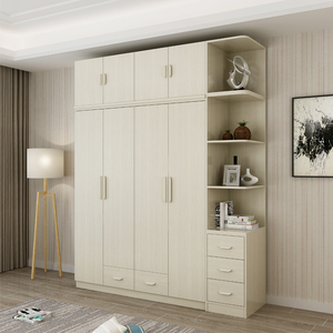 四门衣柜板式图片