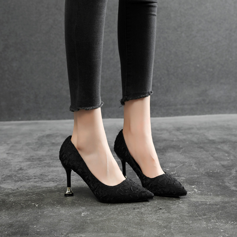 大码女鞋职业高跟鞋414243码