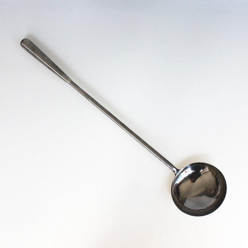 长把用具用品不锈钢厨房酒店铁勺具铁大勺子用餐子炒菜勺勺锅勺