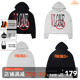 Vlone X fragment联名藤原浩闪电帽衫街头潮牌王一博破坏连帽卫衣