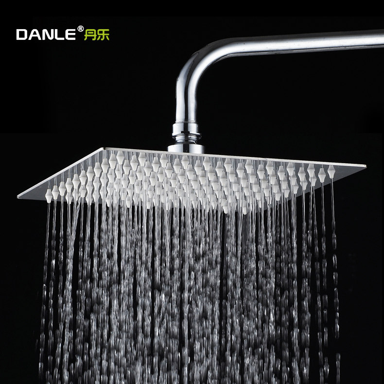 增压顶喷浴室洗澡莲蓬头家用淋浴器单头304不锈钢大花洒淋雨喷头