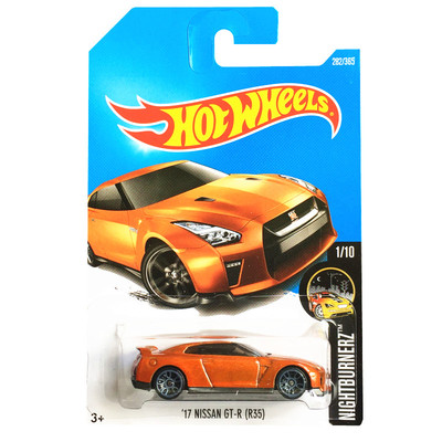 hot wheels 2019风火轮火辣小跑车模型 282 17年日产战神gtr-r35
