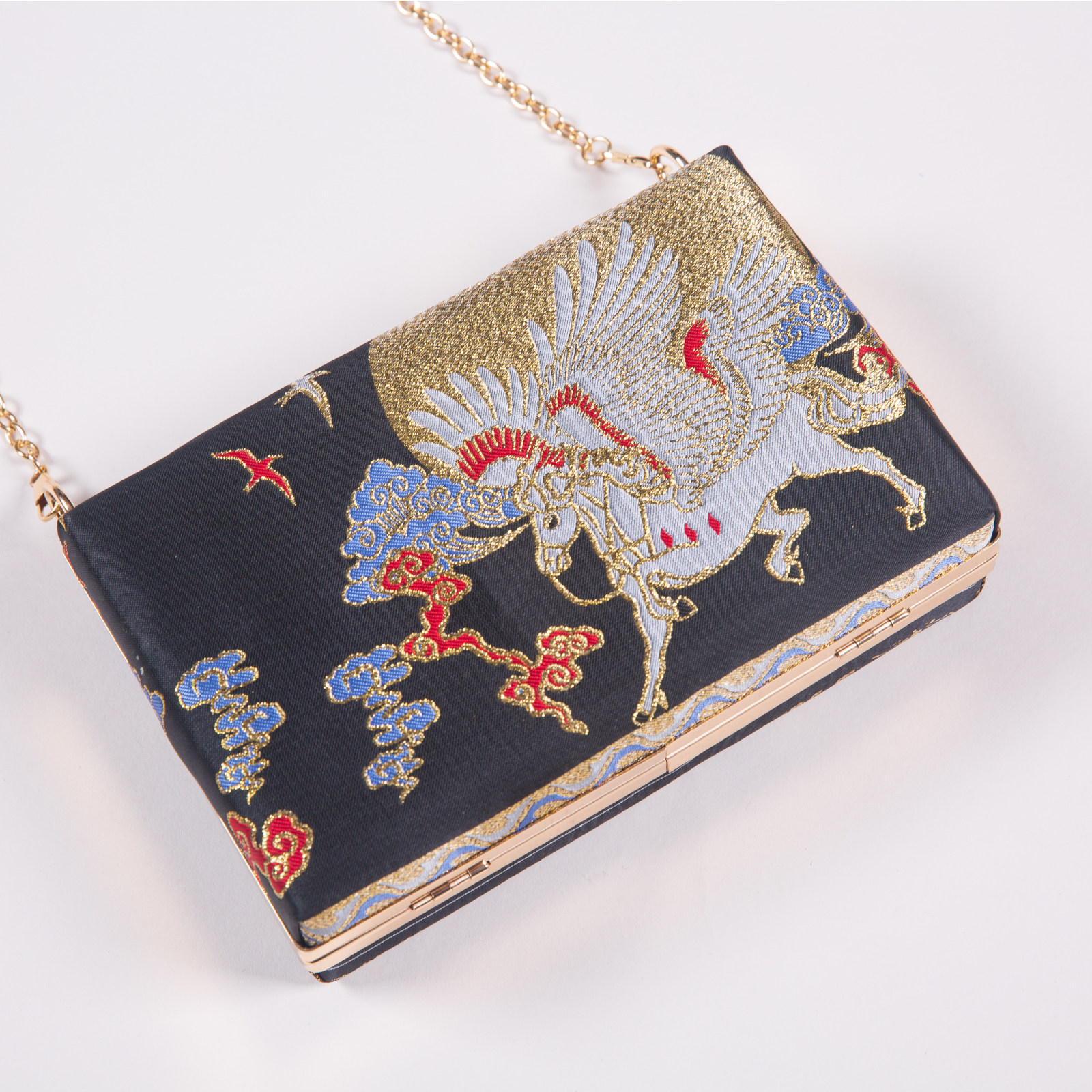 【小飞马口金包】古风汉服包包国风配饰手提圆形方形小圆包小方包