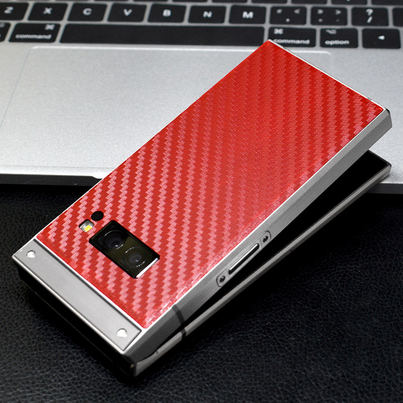 w2018手机全新三星_适用于三星w2019背膜w2018/1716后膜大器5碳纤维