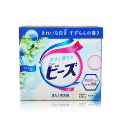 日本原装代购花王净白护色洗衣粉850g清爽除菌无磷无荧光剂铃兰香