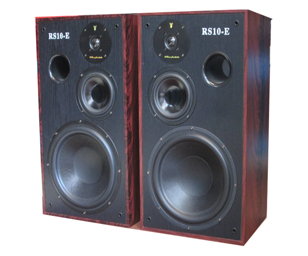 10寸音箱书架hifi发烧音箱高中低音大功率音箱三分频音箱一对