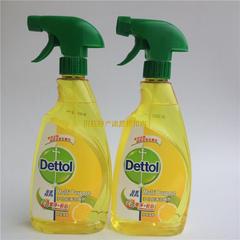 滴露多功能清洁剂喷剂柠檬香型500ml*2瓶装杀菌消毒去油污