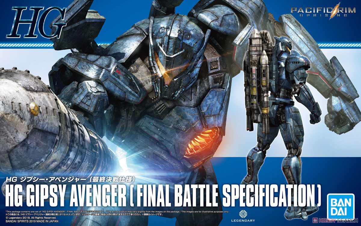 正版现货 万代 hg环太平洋2 gipsy 复仇流浪者 决战式样 拼装模型