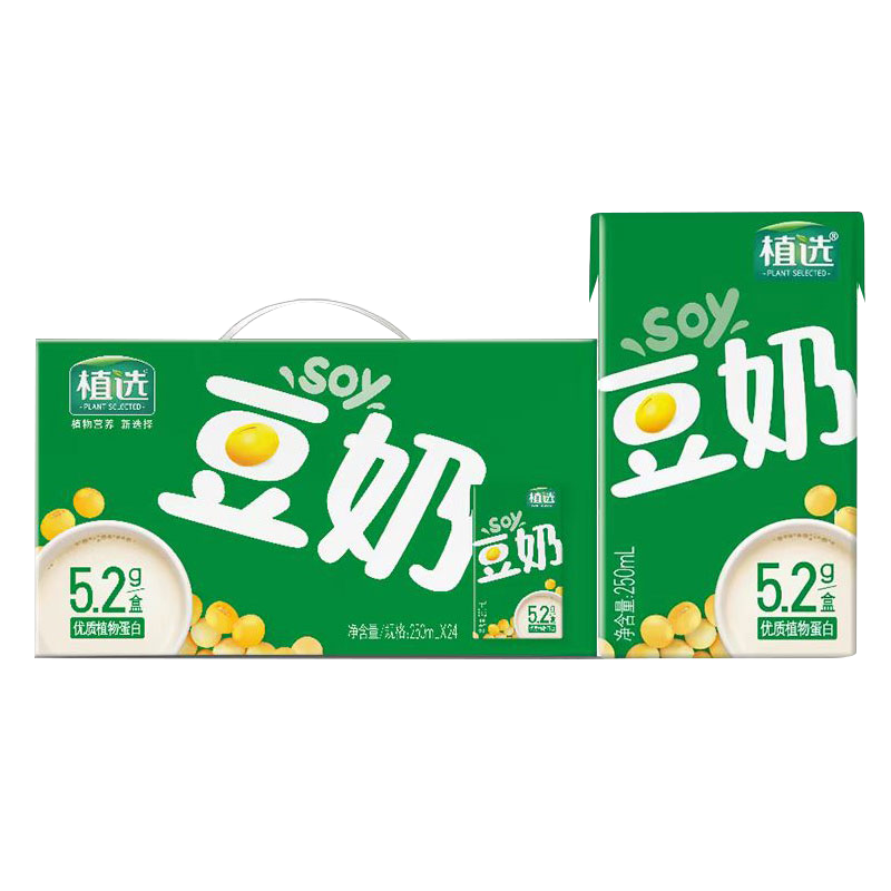 1月产 伊利植选豆奶 250ml*24盒-D