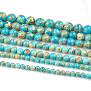 Myatou bulk beads DIY bead beaded jewelry accessories blue Emperor Shi semi-finished products