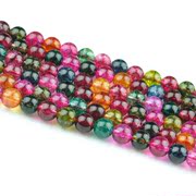 Myatou DIY manual fitting semi-finished tourmaline beads color snuff-like beaded Crystal loose beads