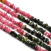 Three stone Myatou DIY Jewelry Accessories natural tourmaline Crystal stone loose beads of semi-finished products to wear bracelets