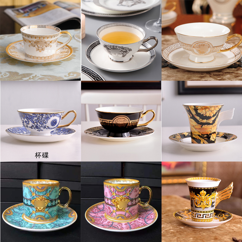 欧式杜美莎咖啡杯陶瓷骨瓷套装西式英式茶具茶杯套装英式下午茶