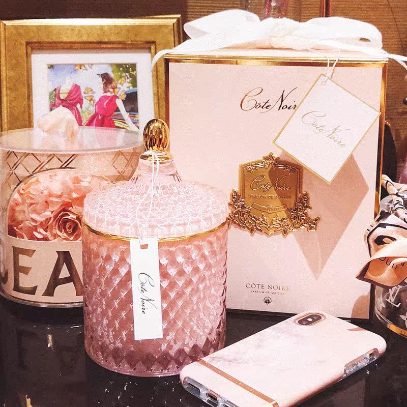 法国香氛系列礼盒轻奢香薰蜡烛艺术生日礼物香薰蜡烛