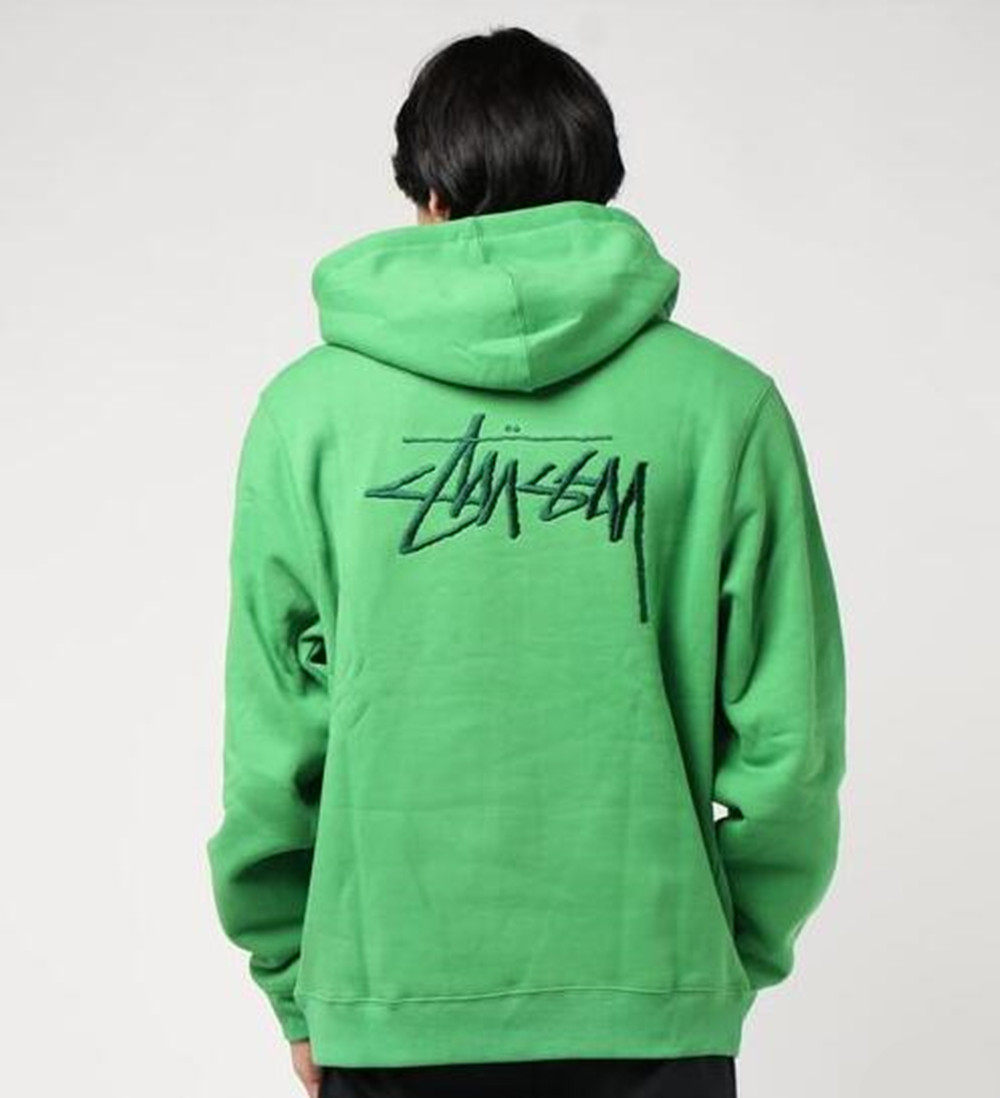 stussy代购日本_日本直邮代购stussy基础款连帽卫衣男女19斯图西刺绣