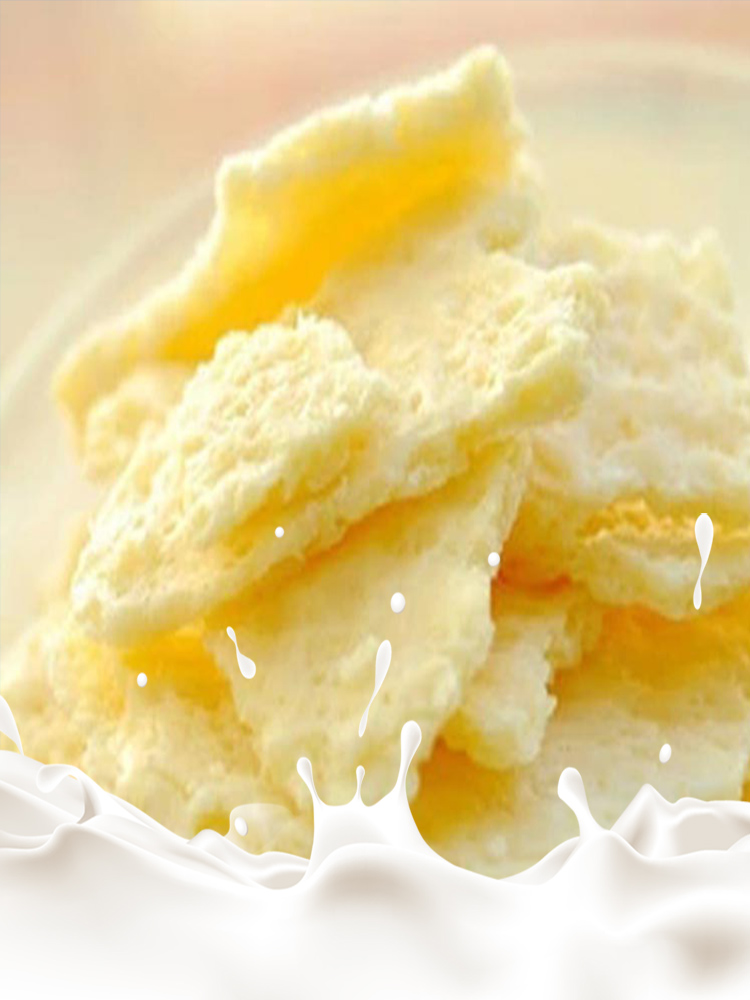 干奶皮子内蒙特产牧民手工正宗奶皮无糖纯奶酪乳扇奶制品90gx2张-鑫