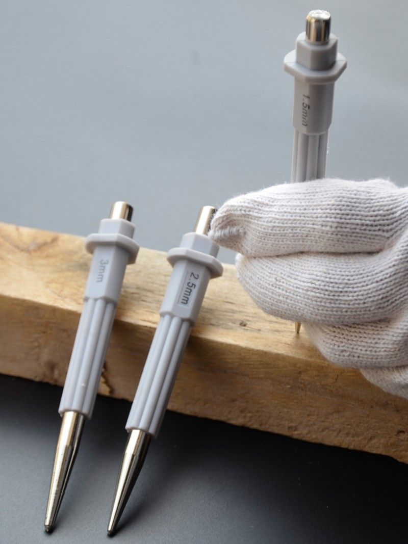 华丰巨箭中心冲定位钢冲子钳工定位冲超硬冲头样冲特钢圆点铳