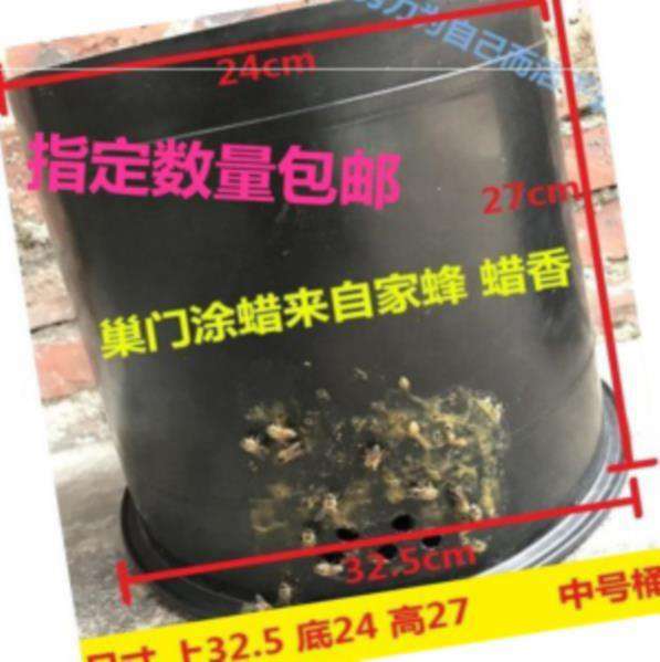 防晒塑料桶蜂巢旧诱养殖灰桶蜂胶胶粪挑多功能蜂蜜蜂养蜂水桶防水