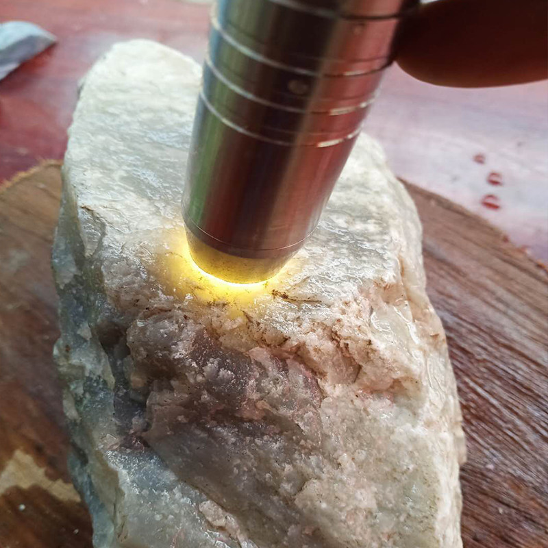 天然青海昆仑玉黄口山料原石十公斤摆件雕刻山子均可油性好肉细腻