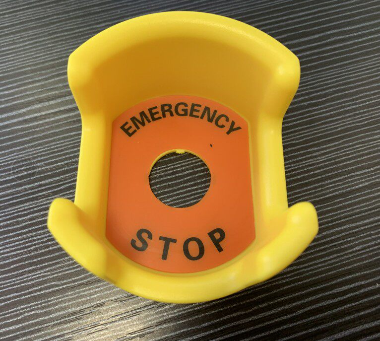 急停按钮保护罩 防护罩黄色保护盖 22mm 大元宝 急停开关保护罩