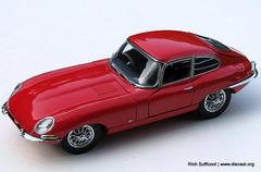 超经典 富兰克林 1：24 1961年捷豹 XKE 红色硬顶轿车 模型