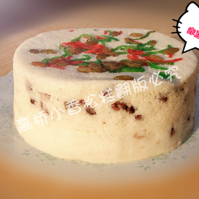 上海特产高桥小香松糕重阳糕崇明糕手工传统糕点?赤豆松糕