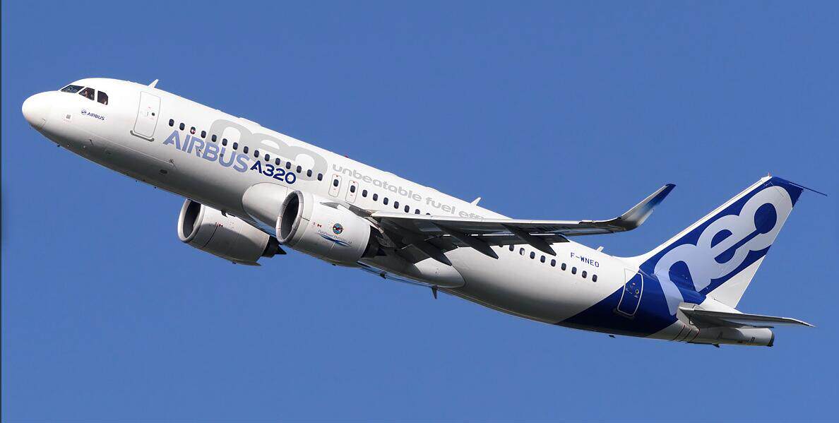 预售空客原厂涂装a320neofwneo客机模型av2040合金飞机模型