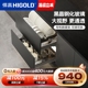 悍高厨房橱柜拉篮双层抽屉式铝合金碗碟篮304不锈钢橱柜阻尼拉篮