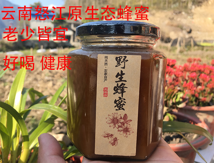 蜂蜜 野生 冬蜜  云南怒江高黎贡山 无公害 500g 包邮