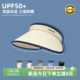 新款UV遮阳空顶帽女夏季防紫外线冰丝显脸小防晒帽可折叠太阳帽男