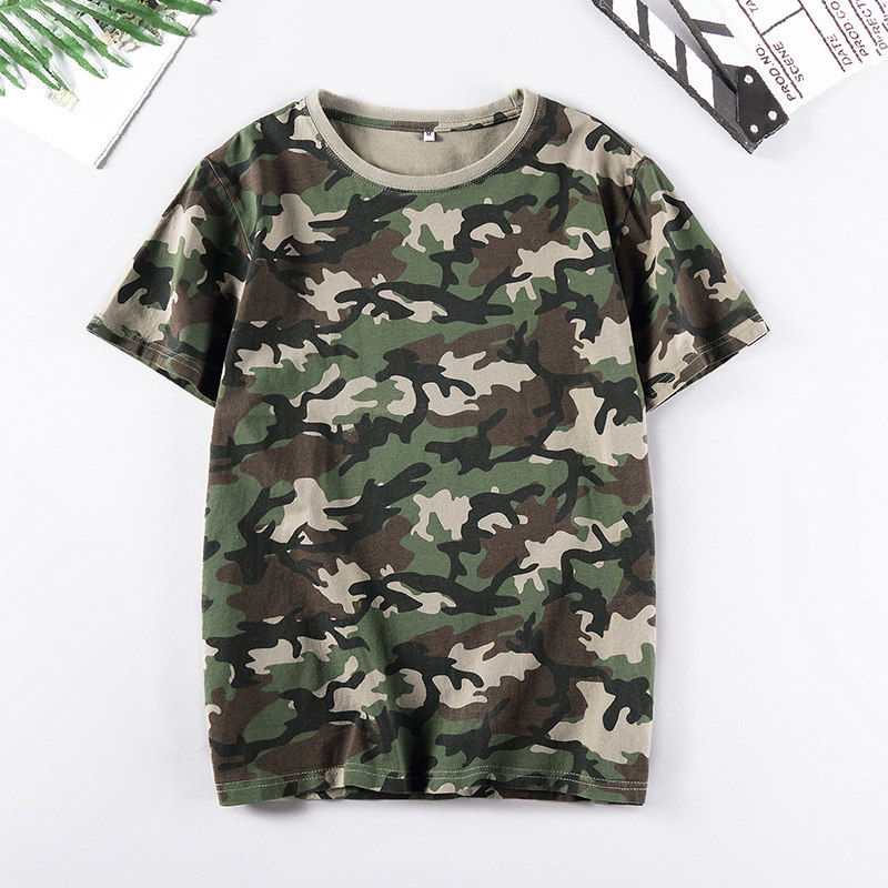 迷彩短袖女宽松t恤衫-特价促销-优惠券领取-价格|多少钱|什么牌子好-3