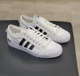 Adidas/阿迪达斯三叶草 NIZZA 男女同款休闲帆布鞋低帮板鞋FY7107