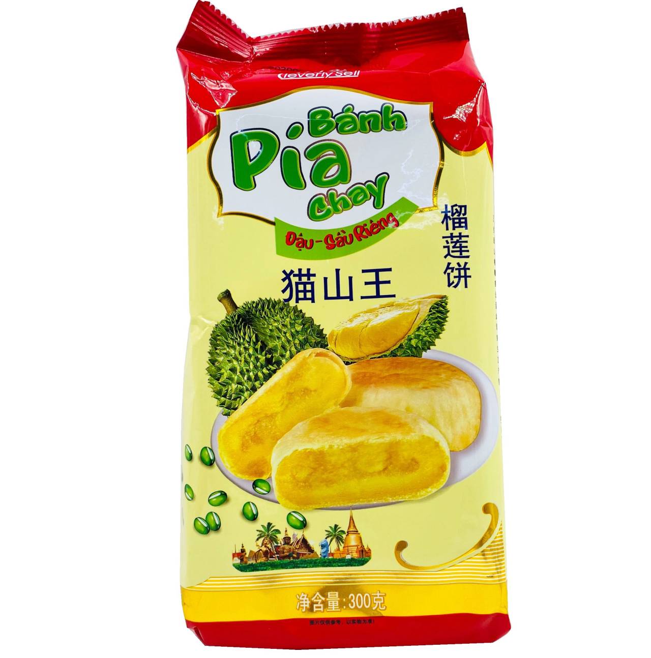 一折猫山王榴莲饼300g