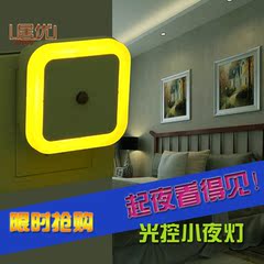 智能 创意LED感应灯插电节能光控小夜灯