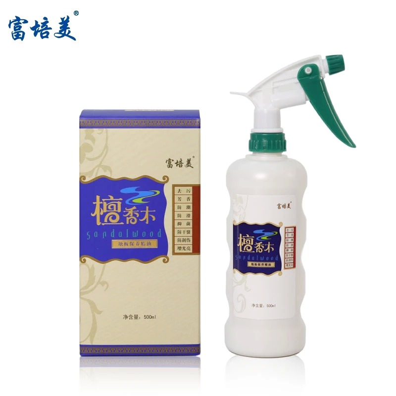 富培美茶树地板精油实木复合地板木家具电视购物抛光地板蜡500ml