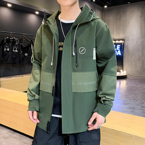 外穿拉链褂子图片