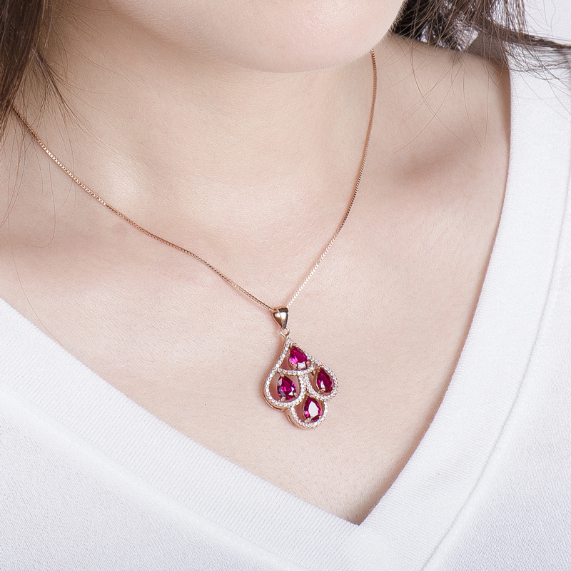 Silver Necklace Ruby Pendant quality goods gemstone Necklace Pendant gemstone Jewelry jewelry gules gemstonein the Accessories/Fashion Jewelry, Pendant/Pendant category - from Buy2taobao.com to provide professional Taobao agent buy service
