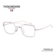 ThomBrowne汤姆布朗眼镜框金丝双梁方形复古近视眼镜架TBX909