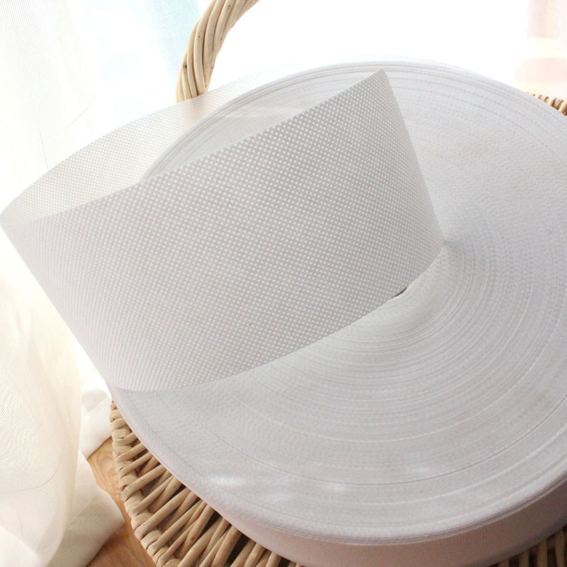 布带窗帘配件罗马打孔无纺窗帘布孔环韩式褶皱无纺布