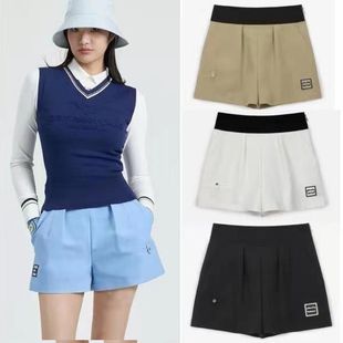 2024年高尔夫服饰女装春夏季高级休闲golf短裤松紧运动修身短裤裙