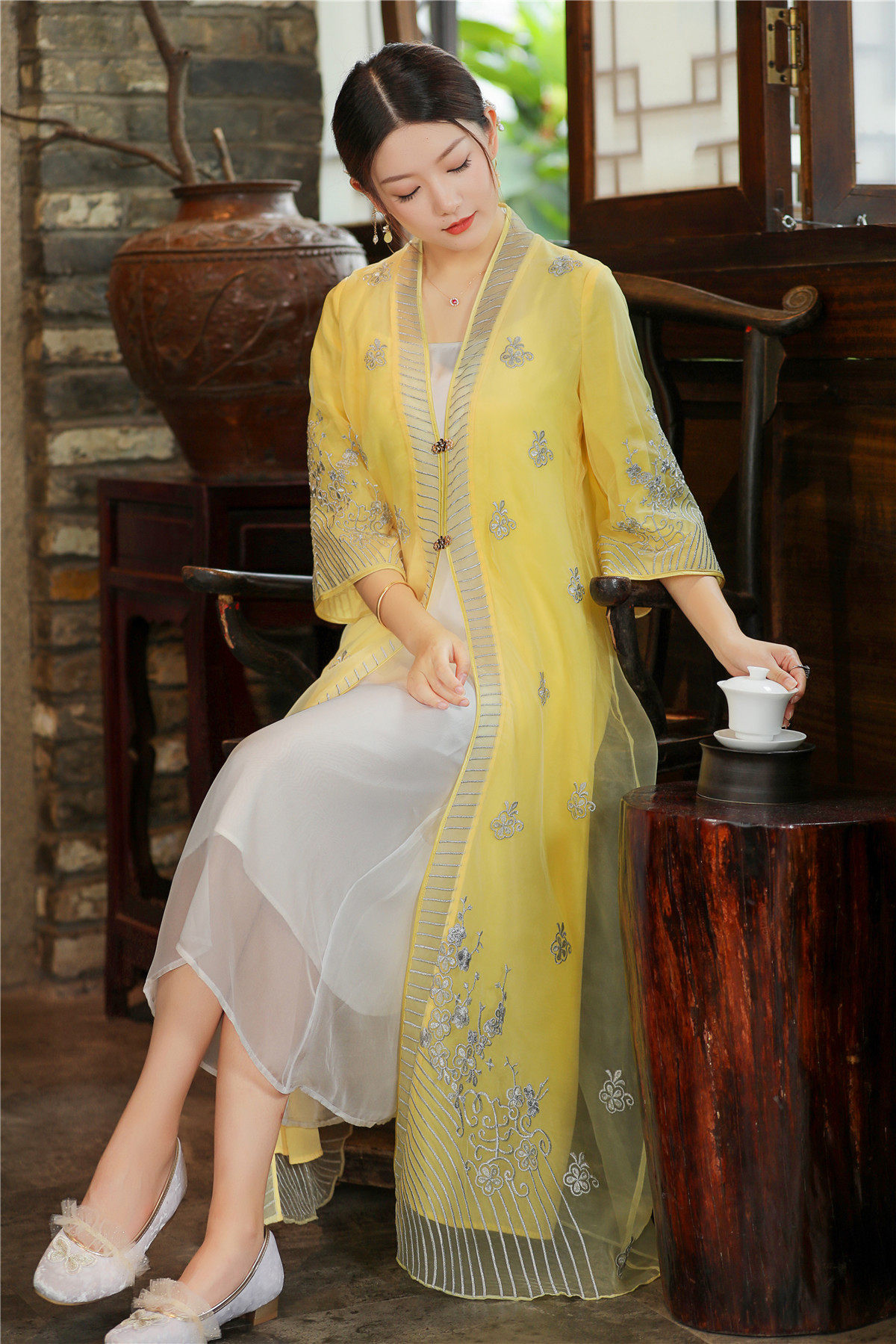 06汉服唐装女旗袍改良版中国风连衣裙女装30一35岁女式洋气时尚现代已