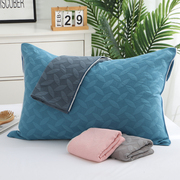 Thickened three-layer cotton gauze pillowcases a pair of cotton pillowcases couples home pillowcases 48*74cm
